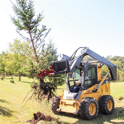 can a skid steer remove trees|skid steer for fence removal.